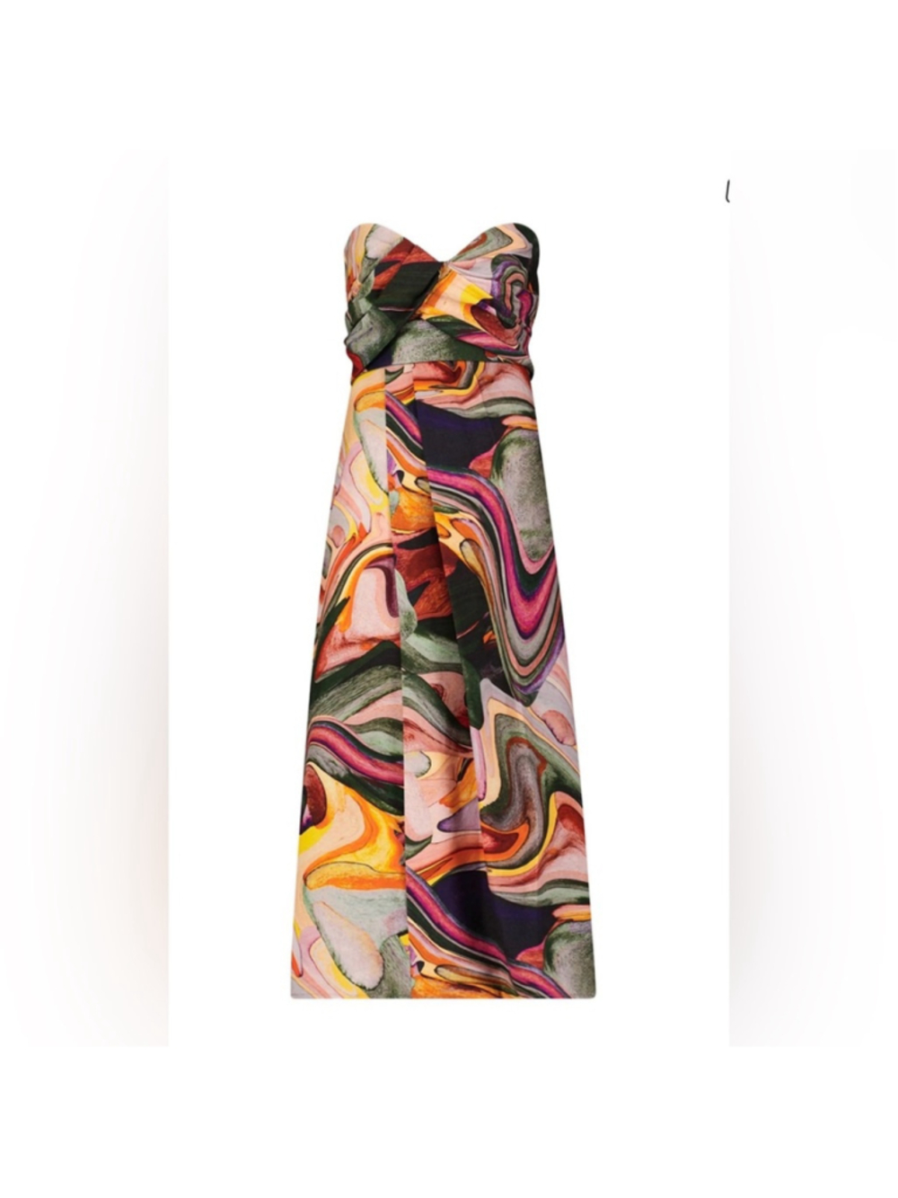 Mara Hoffman Yara Strapless Dress , Multi - Picture 4 of 14